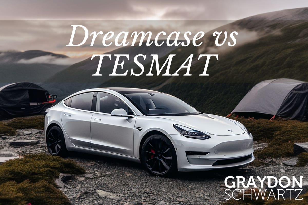 Dreamcase vs TESMAT - 哪种床垫更适合特斯拉 Model 3 和 Model Y?