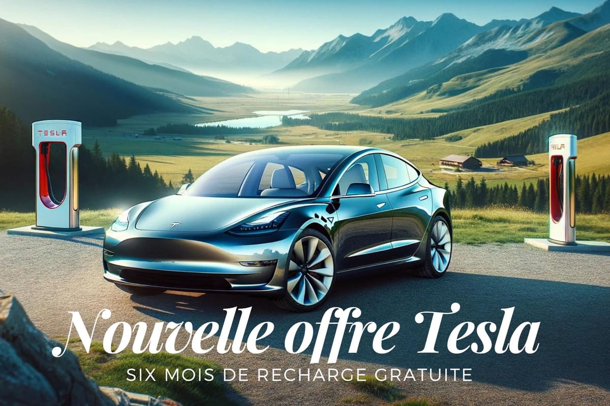 Débloquez six mois de recharge gratuite avec l'achat d'une nouvelle Tesla Model 3 ou Model Y
