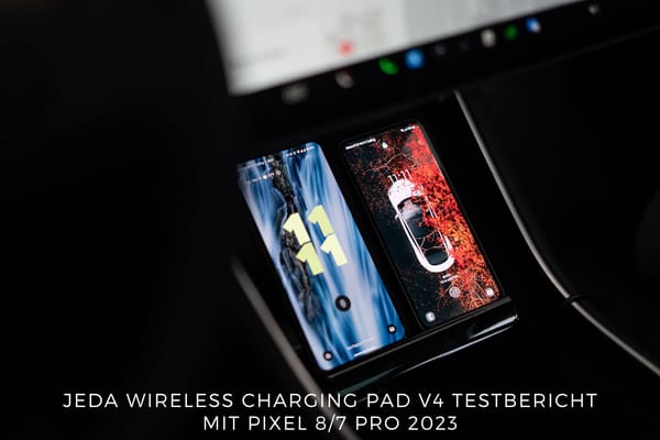 Jeda Wireless Charging Pad V4 Testbericht mit Pixel 8/7 Pro 2023