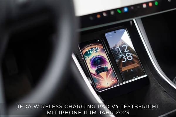 Jeda Wireless Charging Pad V4 Testbericht mit iPhone 11 im Jahr 2023
