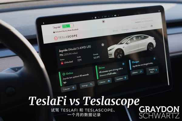 试驾： TeslaFi 与 Teslascope，2023 年一个月的数据记录