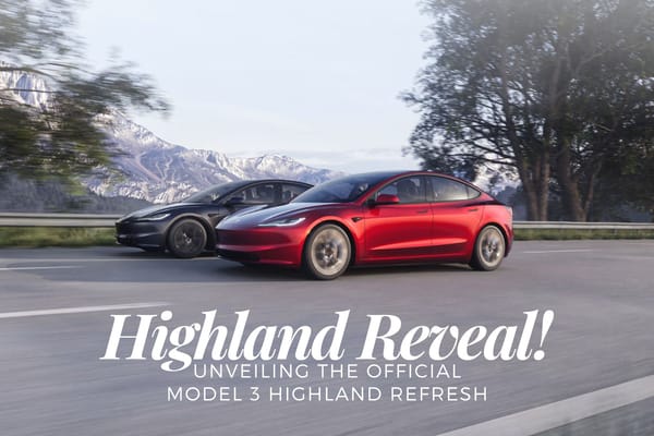 Unveiling the Official Model 3 Highland Refresh