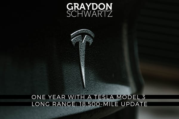 One Year With a Tesla Model 3 Long Range: 18,500-Mile Update
