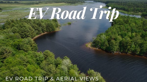 EV Road Trip & Aerial Views: Exploring Vilas County by Tesla and Drone